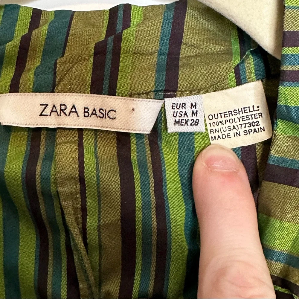 Zara green top - Picture 3 of 4